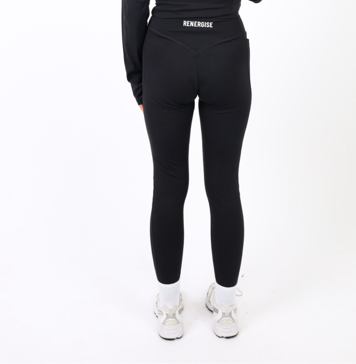 Black Pocketed Gym Leggings