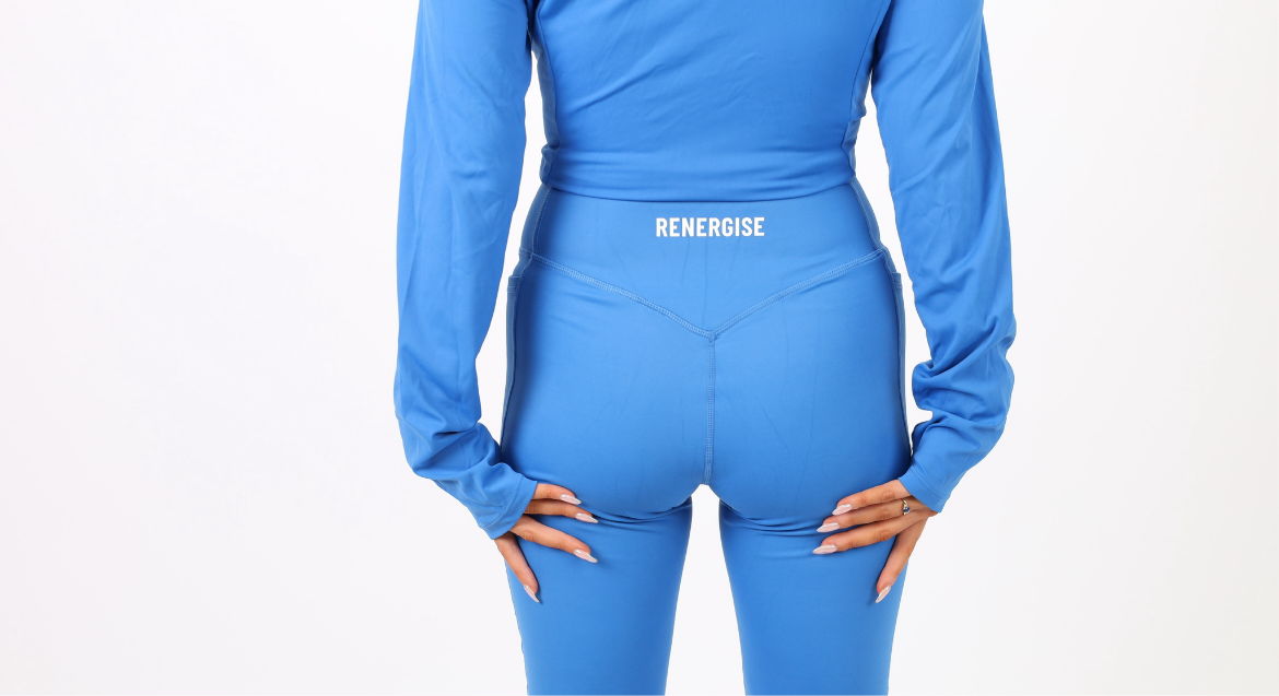 Royal Blue Pocked Leggings