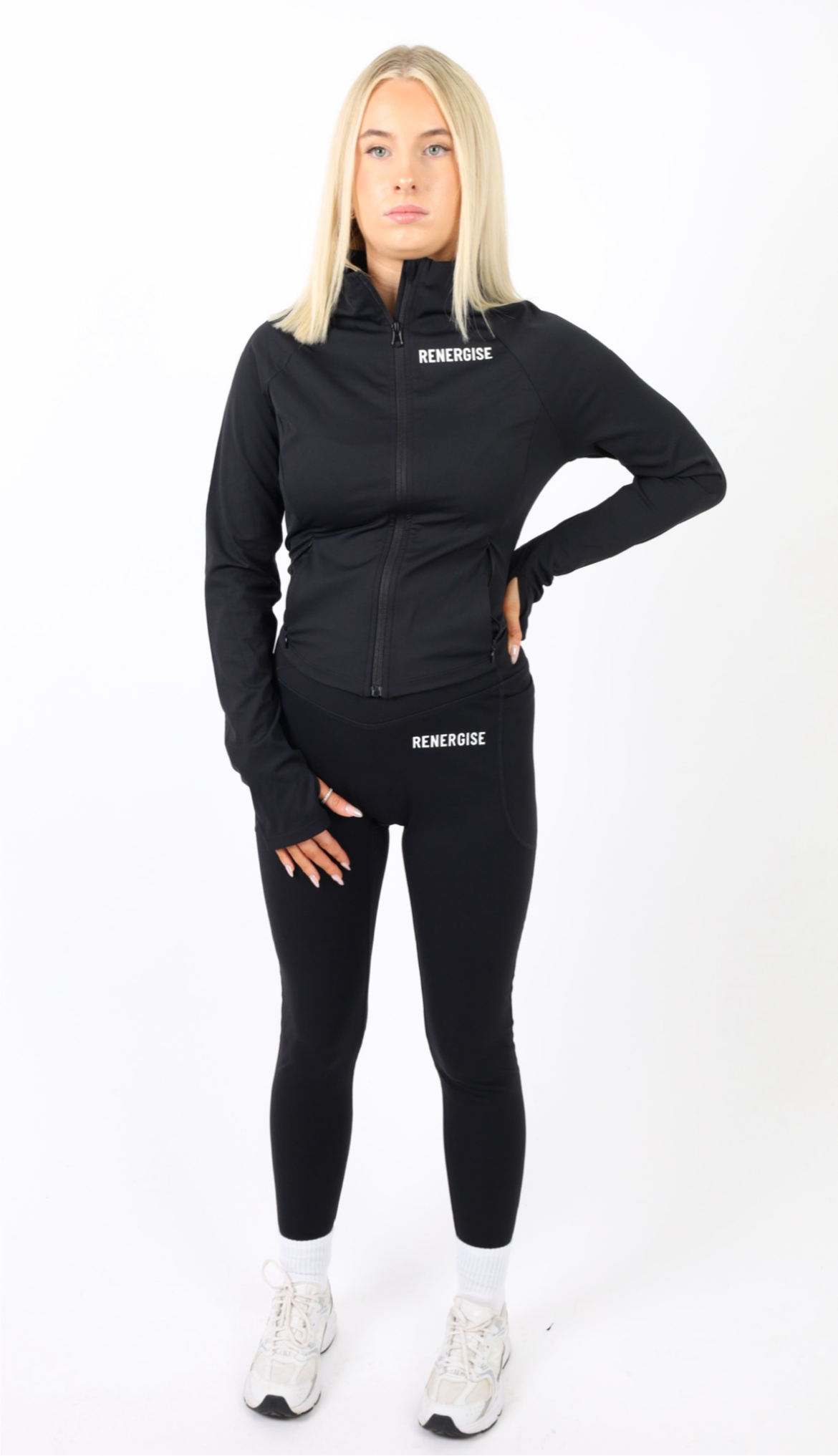 Black Sculpt Gym Jacket