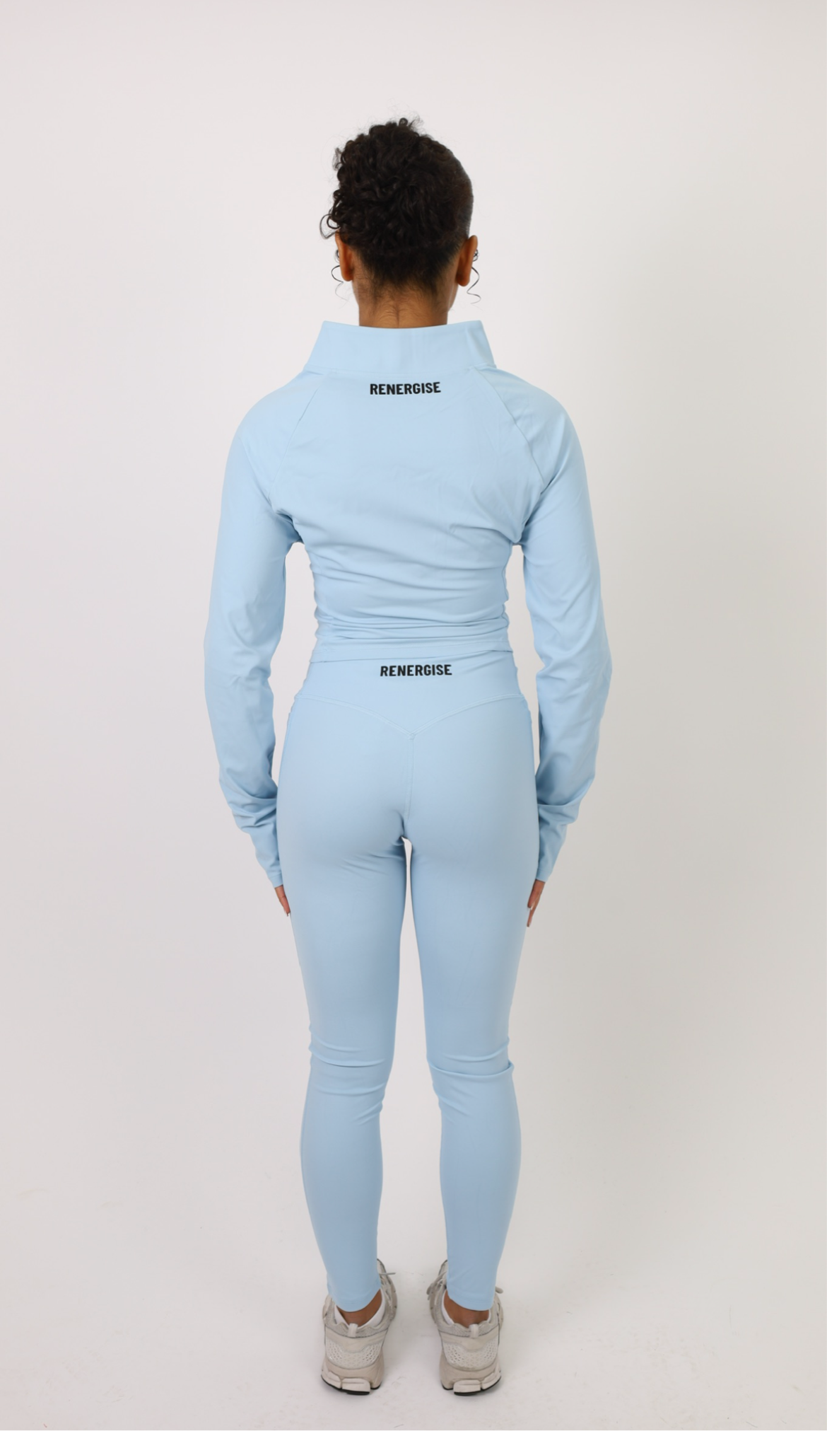 Light Blue Sculpt Gym Jacket