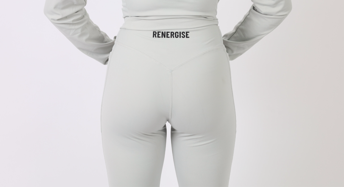 Grey Pocketed Gym Leggings