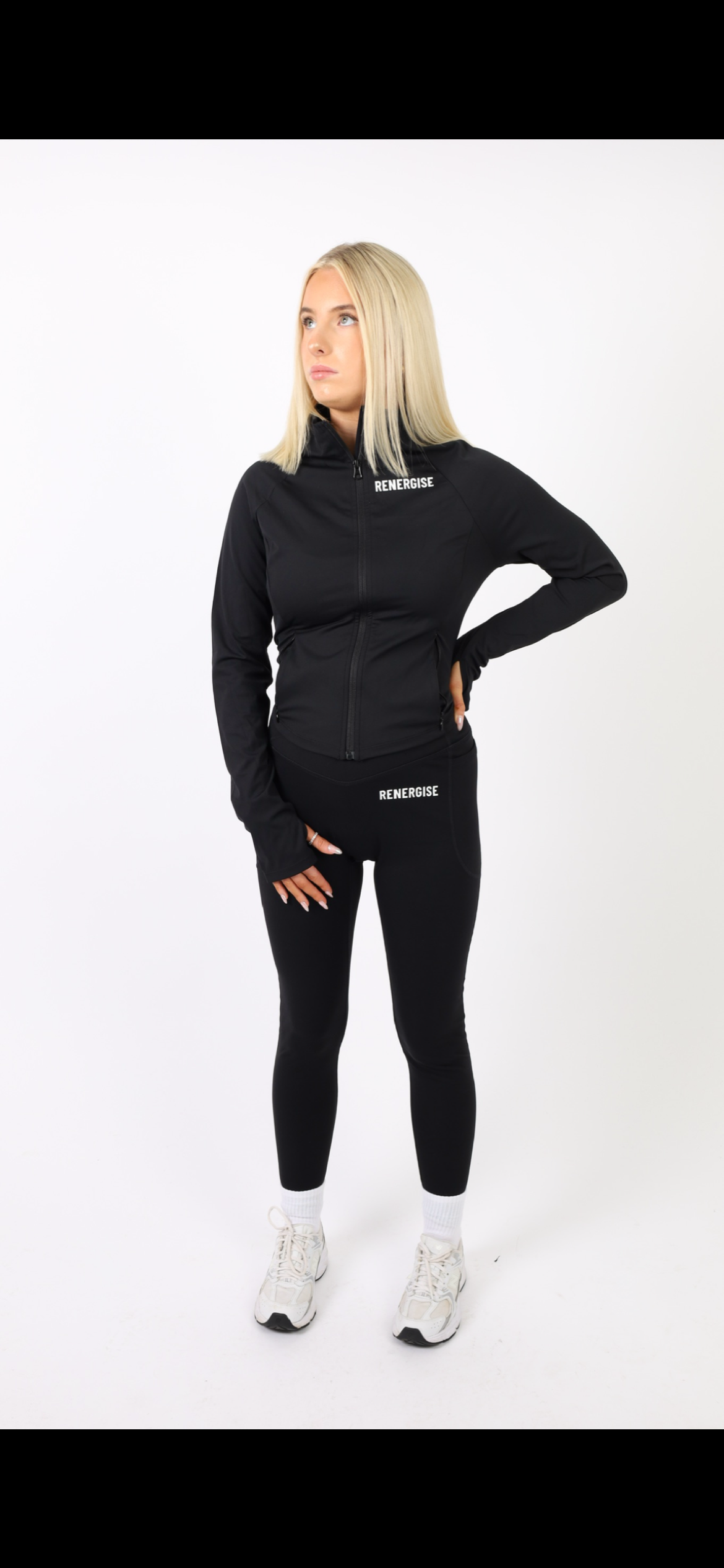Black Pocketed Gym Leggings