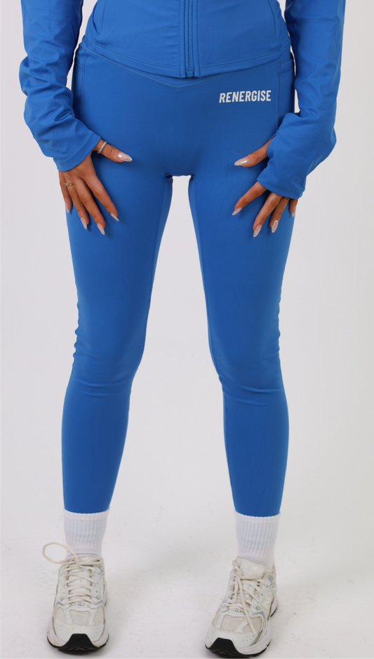 Royal Blue Pocked Leggings