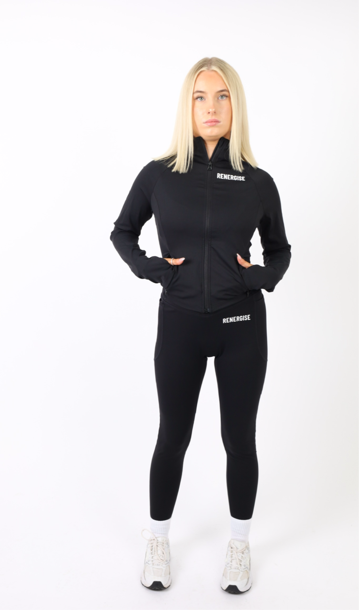 Black Sculpt Gym Jacket