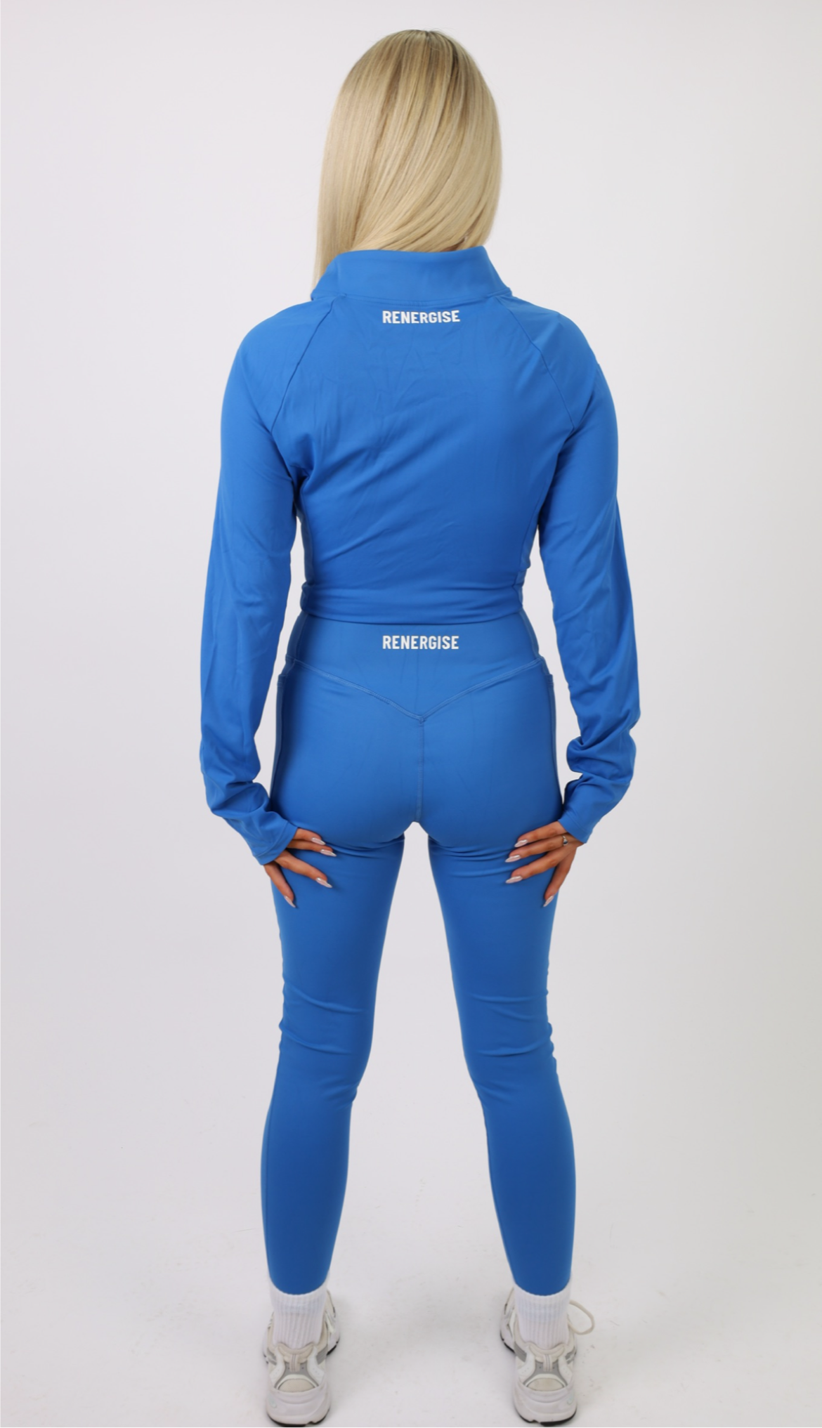 Royal Blue Pocked Leggings
