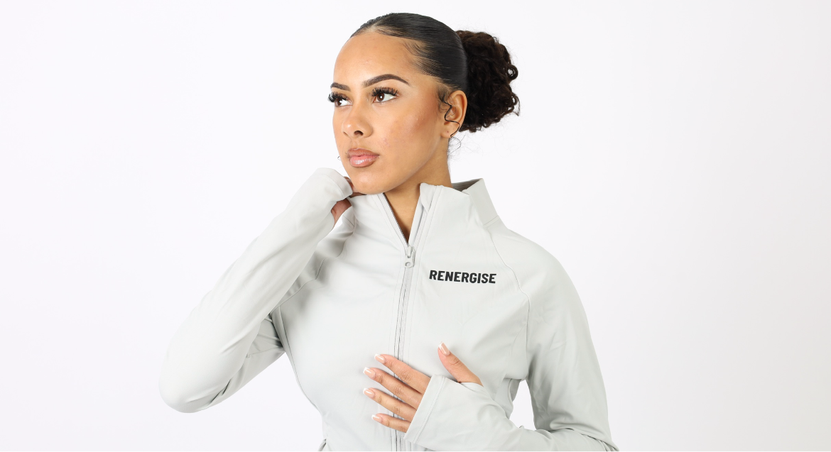 Black Sculpt Gym Jacket